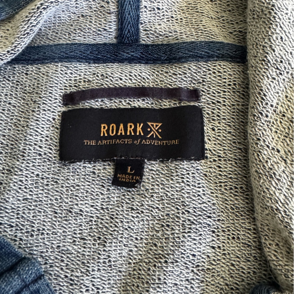 Roark Adventure pullover Knit in Gray and Navy